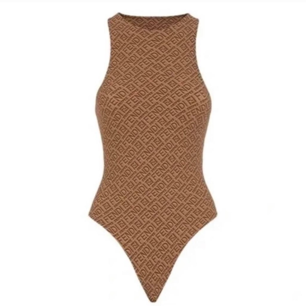 Skims x Fendi High Neck Bodysuit